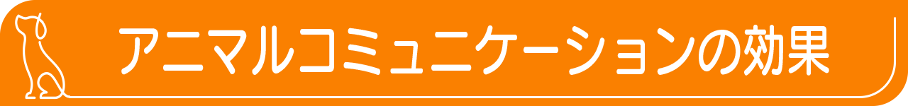 アニマルコミュニケーションの効果