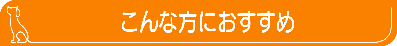 こんな方におすすめ